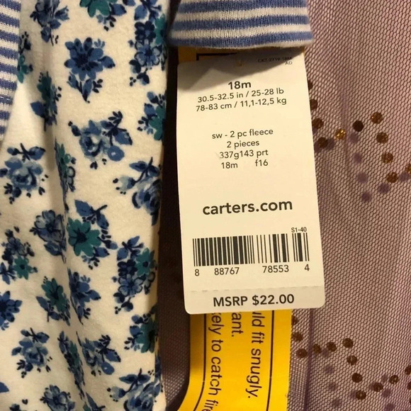 ***NWT***Carter’s two-piece matching set - Picture 3 of 5